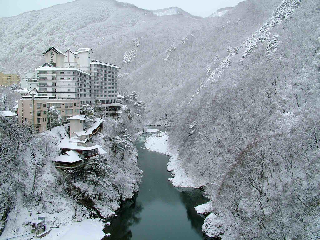 Ookawaso Hotel Aizuwakamatsu Ngoại thất bức ảnh