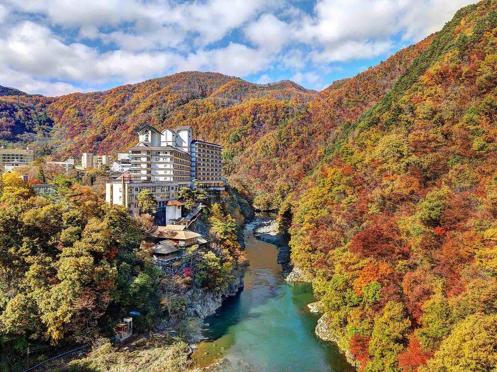 Ookawaso Hotel Aizuwakamatsu Ngoại thất bức ảnh