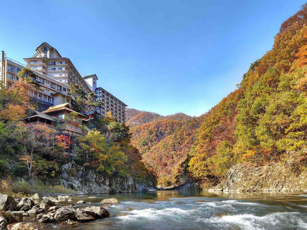 Ookawaso Hotel Aizuwakamatsu Ngoại thất bức ảnh